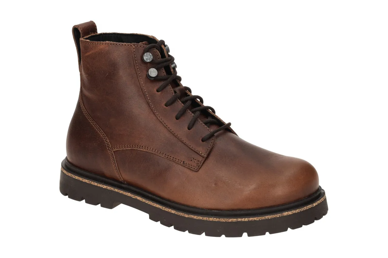 Birkenstock Highwood Lace Mid Herren Stiefel braun Normal-Weit 1028241