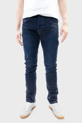 Blaue Slim-Jeans