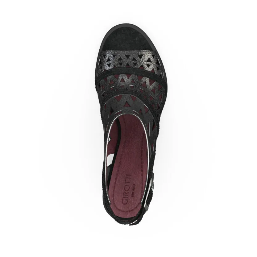 Blockabsatz-Sandalen 33044