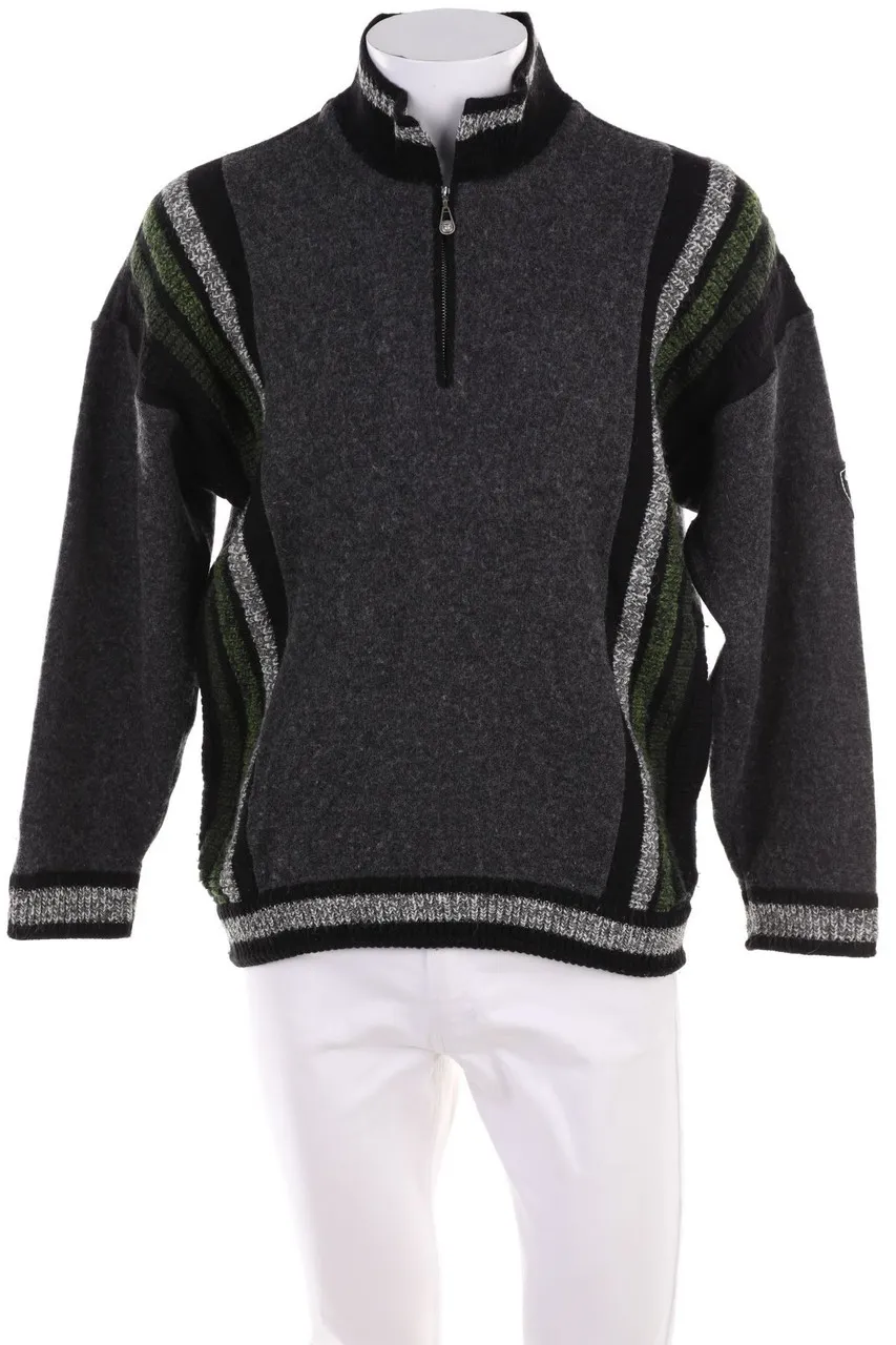 CARLO COLUCCI - Troyer-Pullover aus Schurwoll-Mix - L