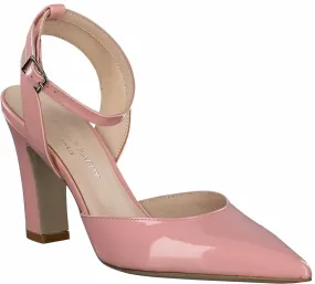 Damen-Slingpumps aus Leder 132593877773 (Rosa)