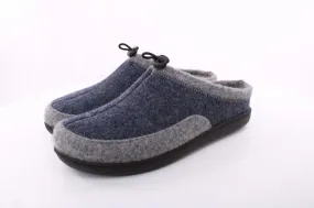 Fuß Bequem Herren Hausschuh Pantolette Wechselfußbett blau S23 803/01