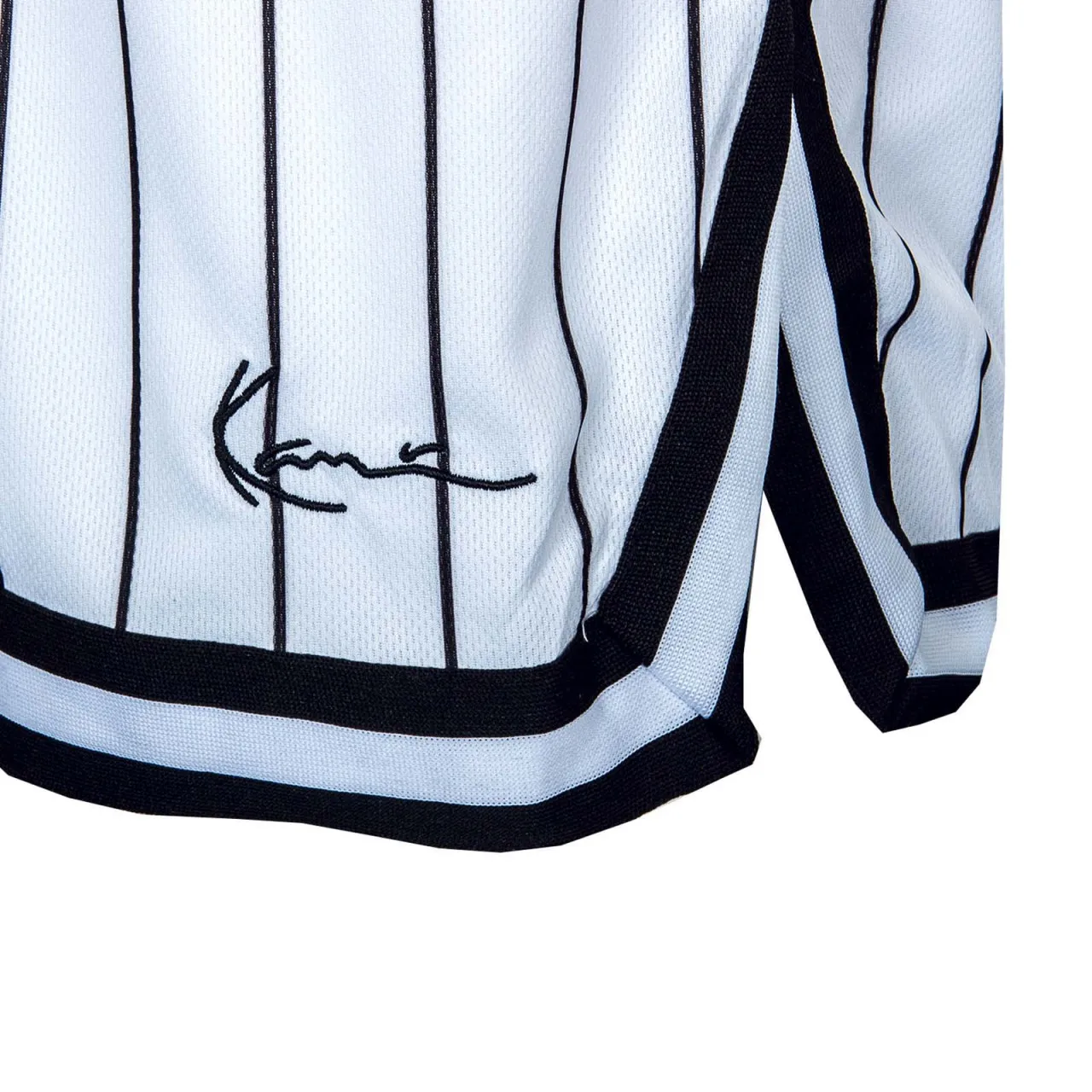 Herren Shorts - Small Signature Mesh - White / Black