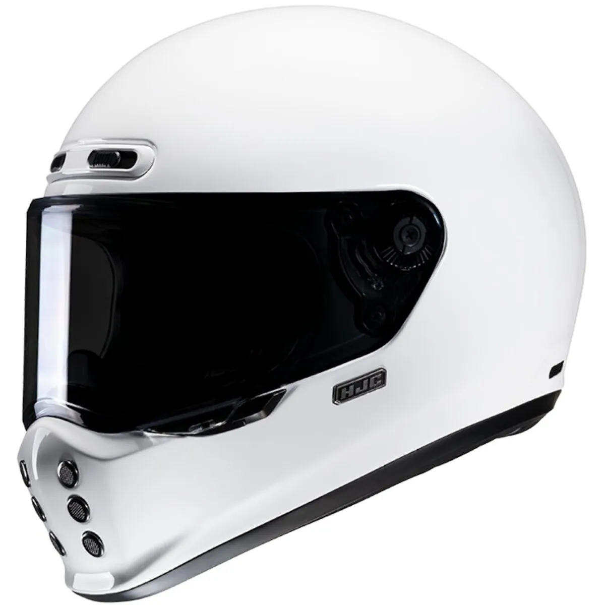 HJC V10 Solid weiß Integralhelm XS