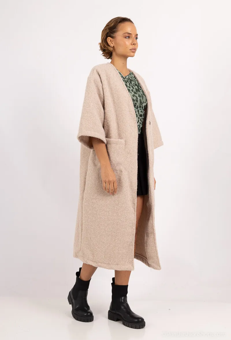 Lange schlichte Jacke
