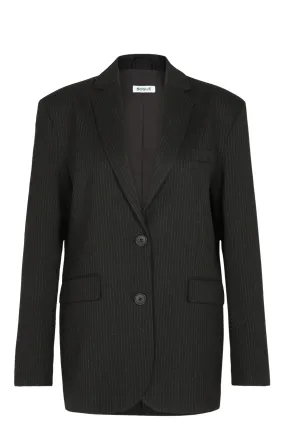 Oversize Blazer Pinstripe 