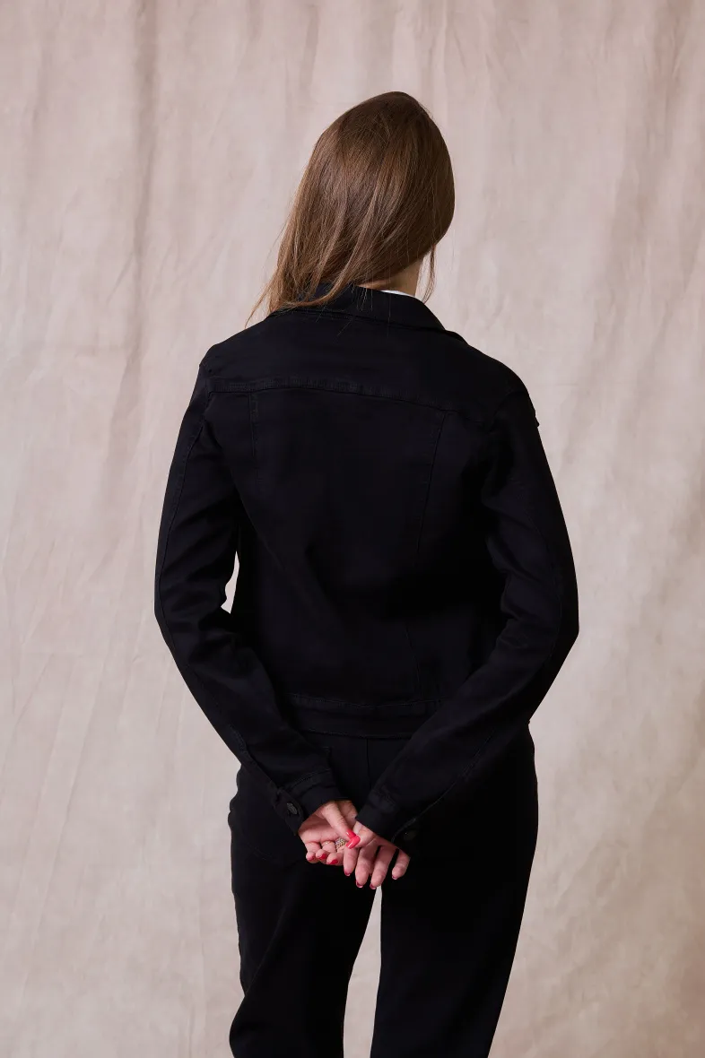Schmale farbige Jacke (Stretch-Baumwolle) – ANA & LUCY