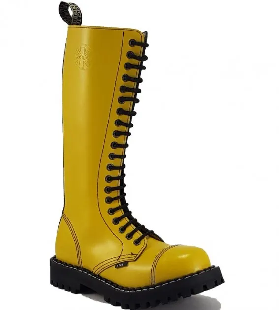 Steel Stiefel 20 Loch Gelb | STEEL Shoes&Boots