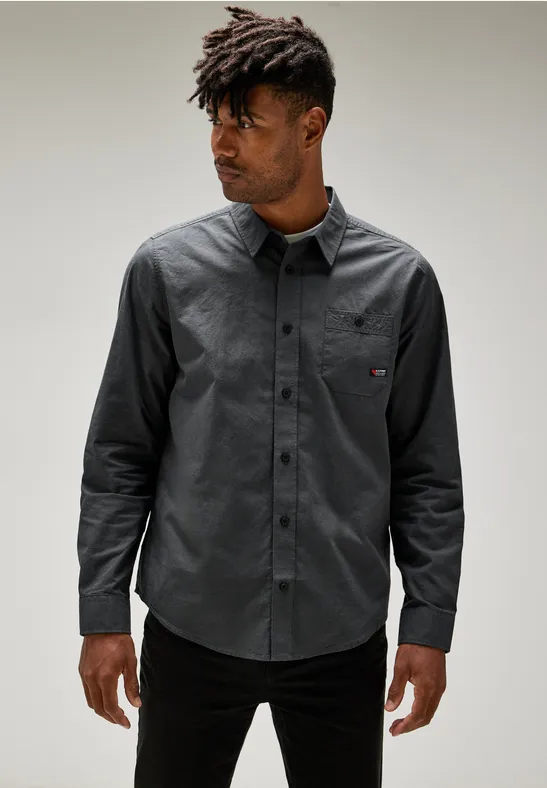 Street One MEN Hemd in einem Strukturlook 