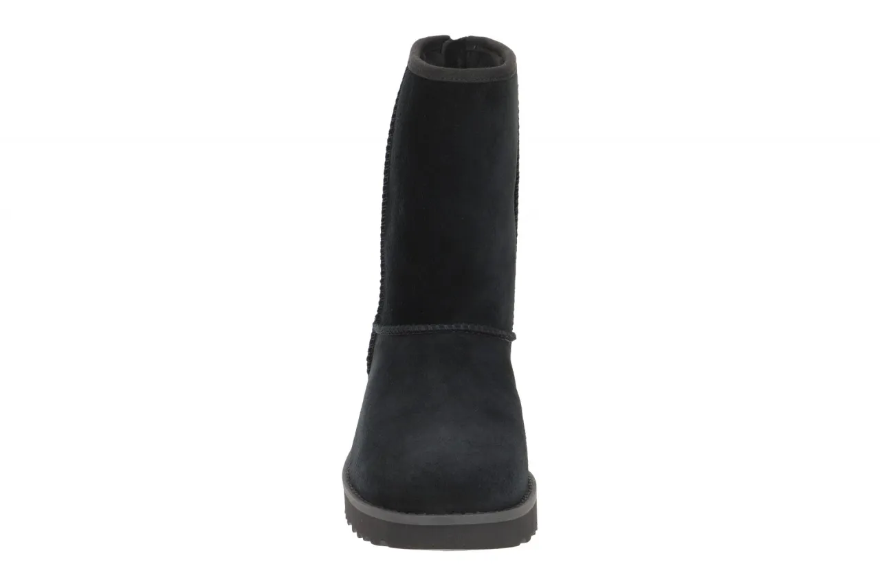 UGG CLASSIC SHORT LOGO ZIP Stiefel schwarz 1122672